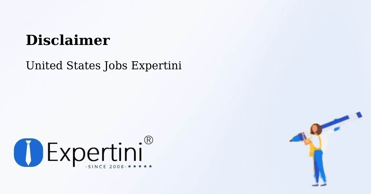 Disclaimer – Egg Harbor - United States Jobs Expertini